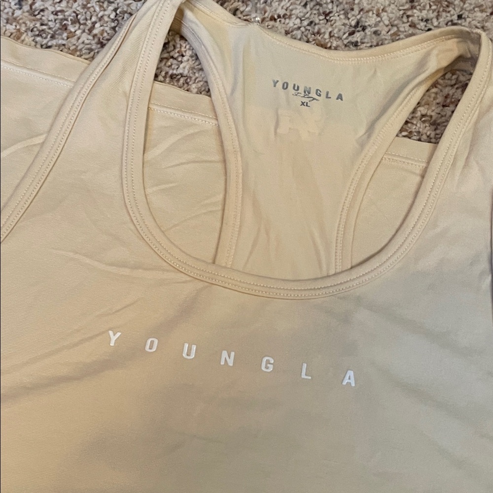 YoungLA Women's Beige Tank Top